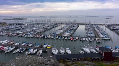 Boat harbour. 4K Timelapse Vídeo Stock 67456731