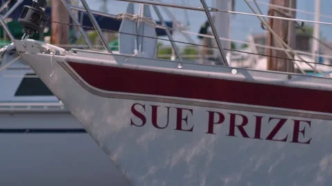 Boat in harbour Video stock 229788569