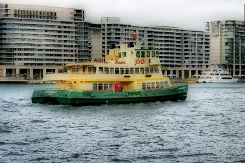 Boat in harbour Foto stock