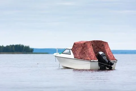 Boat in the harbour Stock Photos
