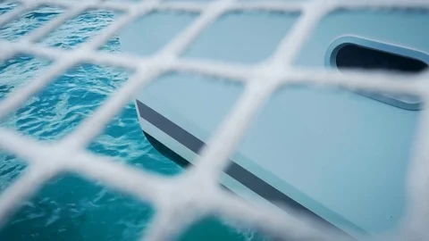 Boat Hit The Water Stock Footage 80993818