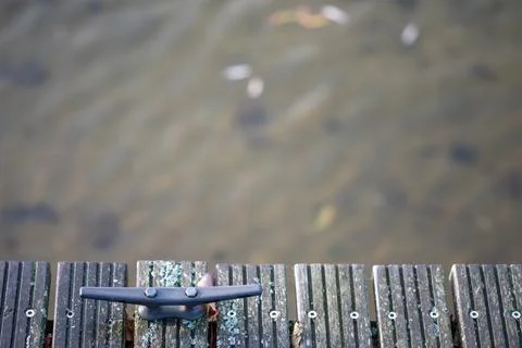 Boat hook on a erd Stock Photos