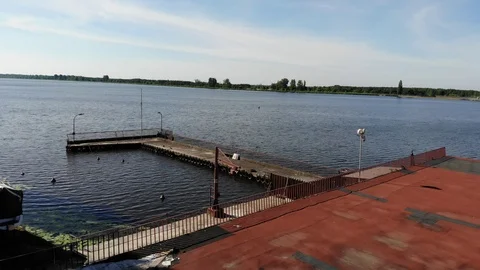 Boat House &amp; Pier Video stock 111162600
