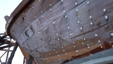 Boat Hull Construction Stock Footage 319952160