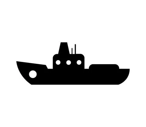 Boat icon illustrated in vector on white background Stock Illustration