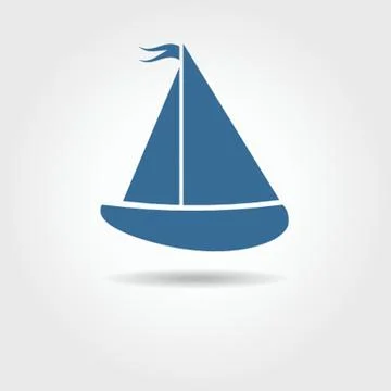 Boat icon. Vector illustration Stock Illustration