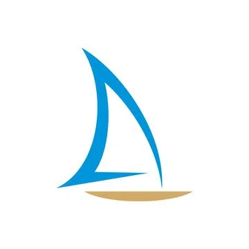 Boat Icon Vector Logo Template EPS 10 Design Illustrazione stock