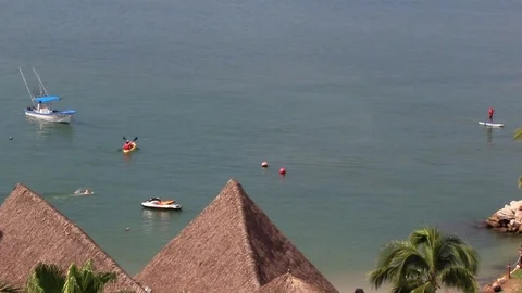 Boat, kayak, paddle board Video stock 81183216