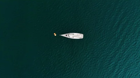 Boat On The Lake. Vídeos de archivo 112748815