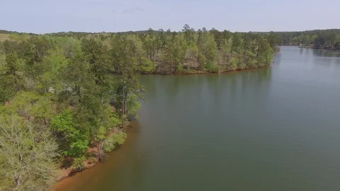 Boat on Lake Stock Footage 115651230