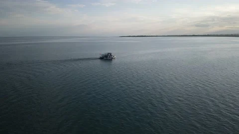 Boat in the lake Video stock 169613286