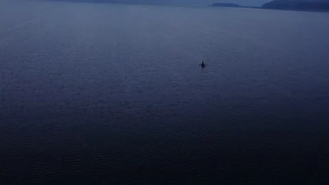 Boat in lake Stock Footage 230887162