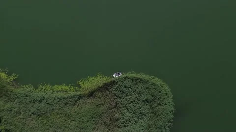 A boat on the lake Stock Footage 291512950