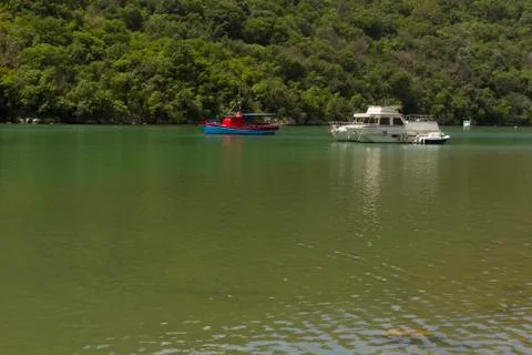 Boat on lake Stock Photos