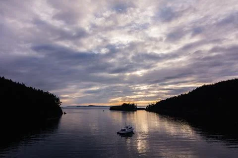 Boat on a Lake Stock Photos