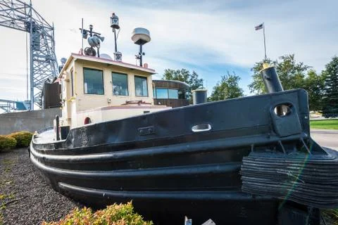 Boat in land Stock Photos