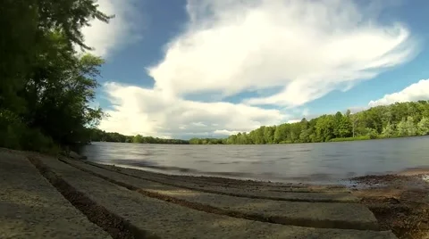 Boat Launch Time Lapse Vídeos de archivo 44306073