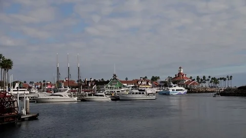 Boat leaving the docks Stock Footage 83000163