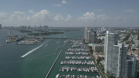 Boat life in Miami Stock Footage 237281353
