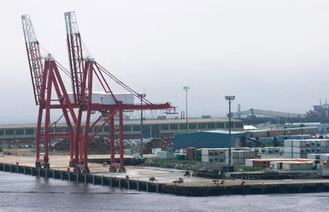 Boat loading dock Stock Photos