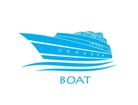 Boat logo vector Stock Illustration