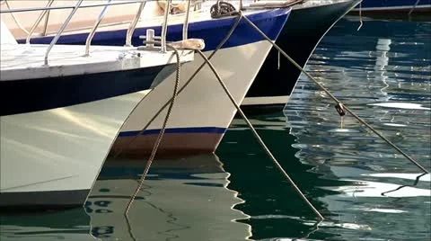 Boat at the marina 3 스톡 동영상 10912808