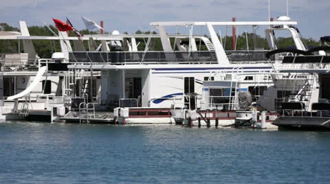 Boat marina Stock Footage 25541909