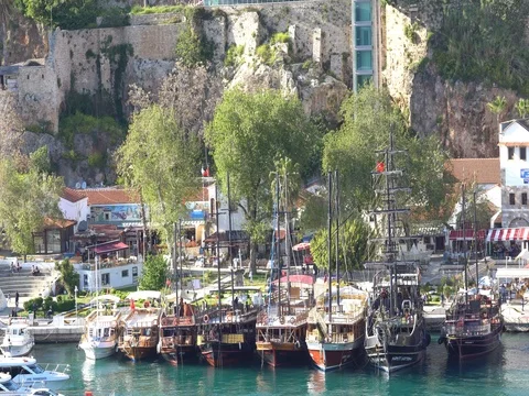 Boat At The Marina Stock Footage 76583909