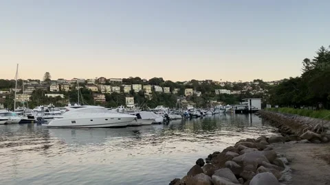 Boat in the marina Video stock 146717203
