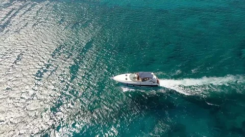 Boat in the mediterranean sea. Excursion. Stock Footage 117990524
