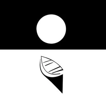 Boat in the moonlight Stock Illustration