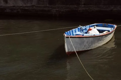 Boat moored Stock Photos