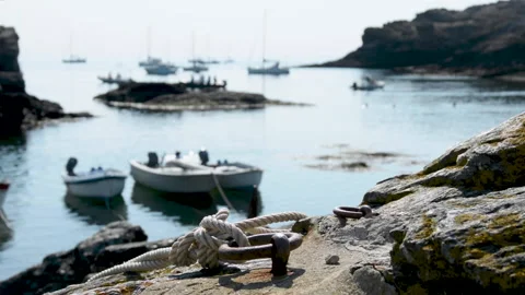 Boat mooring Video stock 146867059