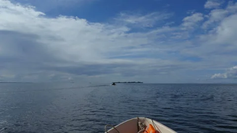 Boat in motion Stock Footage 138808780