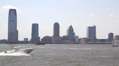 Boat in New York Видео 32240562