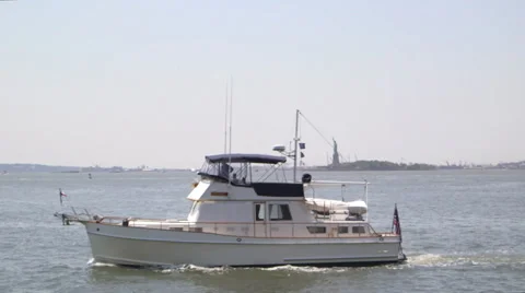 Boat in New York Видео 32241074