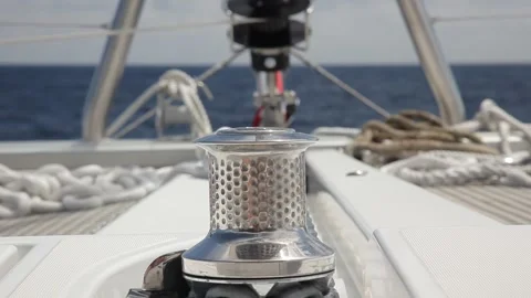 Boat in the Ocean Stock Footage 137550299