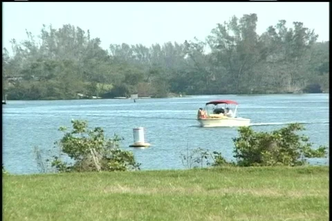 Boat-Pan Stock Footage 95216