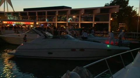 Boat party 2 Stock Footage 645930
