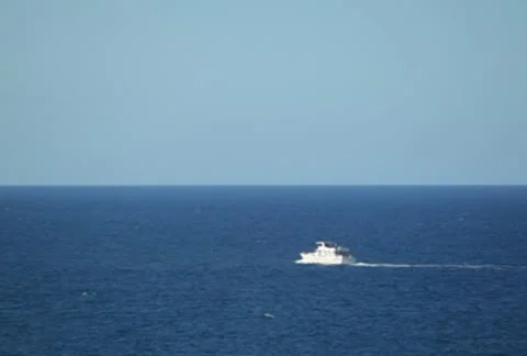 Boat Pass 07 SD Stock Footage 9455364