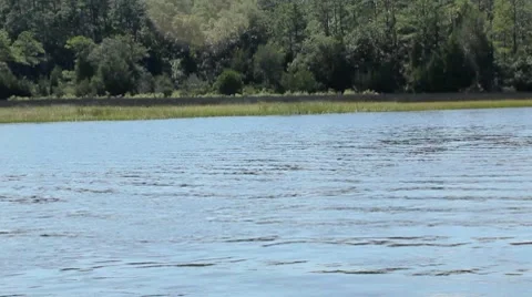 Boat passes 01 Stock Footage 8799385