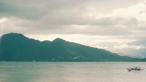 Boat passing by Stock Footage 149785090