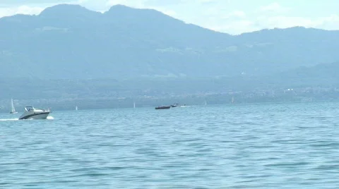 Boat passing through Stock Footage 799090