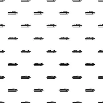 Boat pattern seamless vector Illustrazione stock