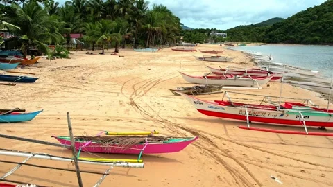 Boat-Philippines-8.2 Stockbeeldmateriaal 241338680