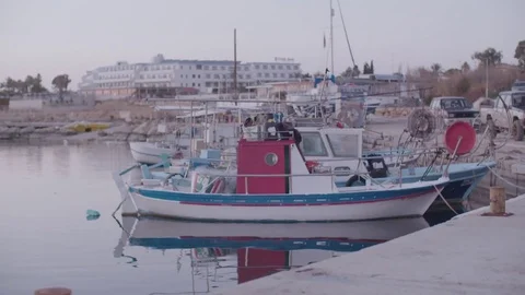 Boat at the Pier Video stock 72109002