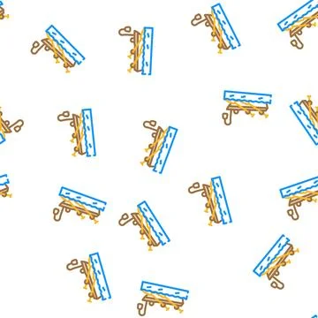 Boat pirate vector seamless pattern イラスト素材