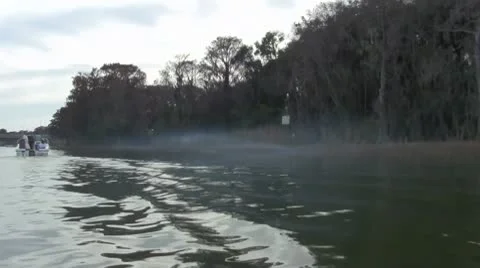 Boat Polution Stock Footage 10761528