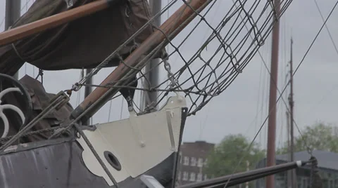 Boat in the port Stock Footage 36737946