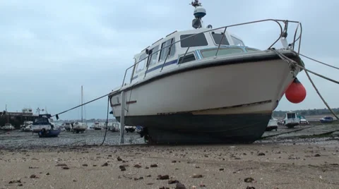 Boat in the Port Stock Footage 38029828